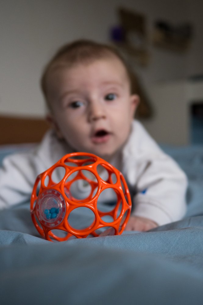 OBALL Hračka Oball RATTLE 10 cm orange 0m+ (obrázek 9)