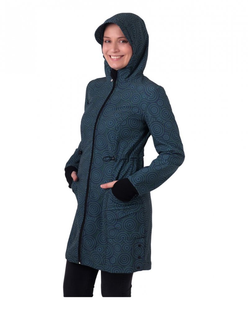 Manteau en softshell pour femmes Hana, mandalas L