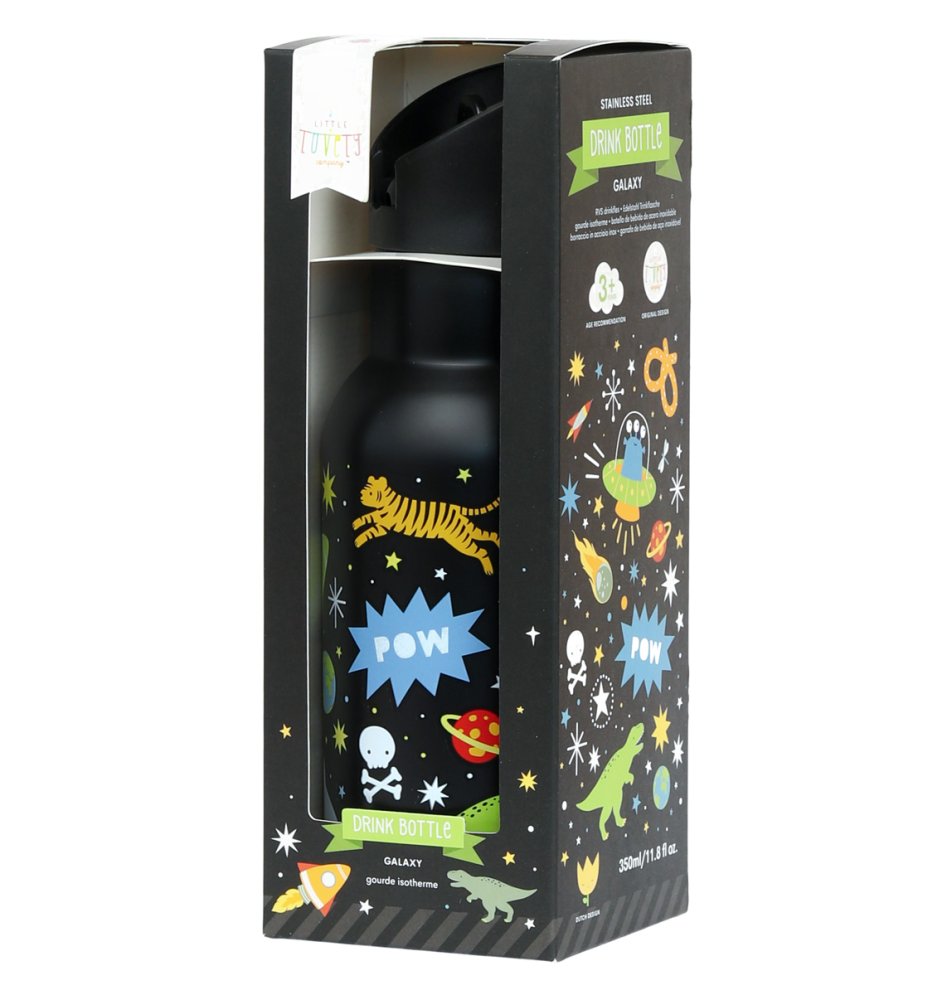 A Little Lovely Company - Borraccia in acciaio inossidabile, 350 ml - Spazio - immagine 4