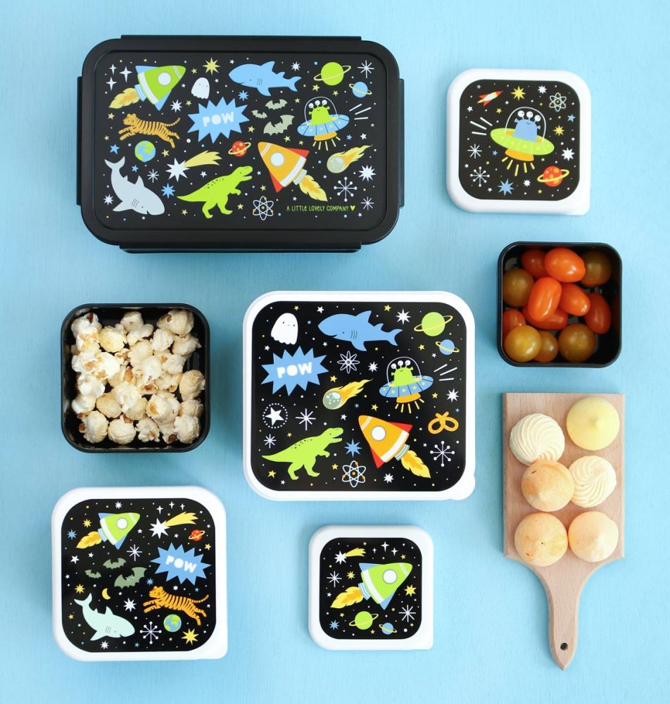 A Little Lovely Company - Ensemble de quatre boîtes à goûter - Espace – Image 6
