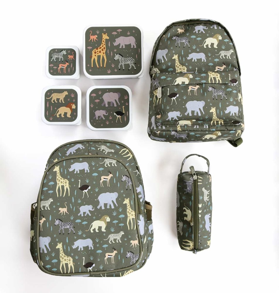 A Little Lovely Company - Astuccio per pastelli - Animali della savana - immagine 6