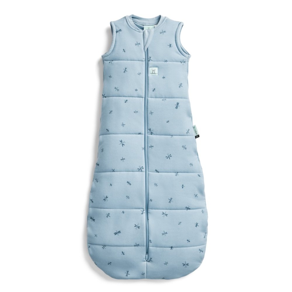 ERGOPOUCH Śpiworek do spania bawełna organiczna Jersey Dragonflies 8-24 m, 8-14 kg, 2,5 tog