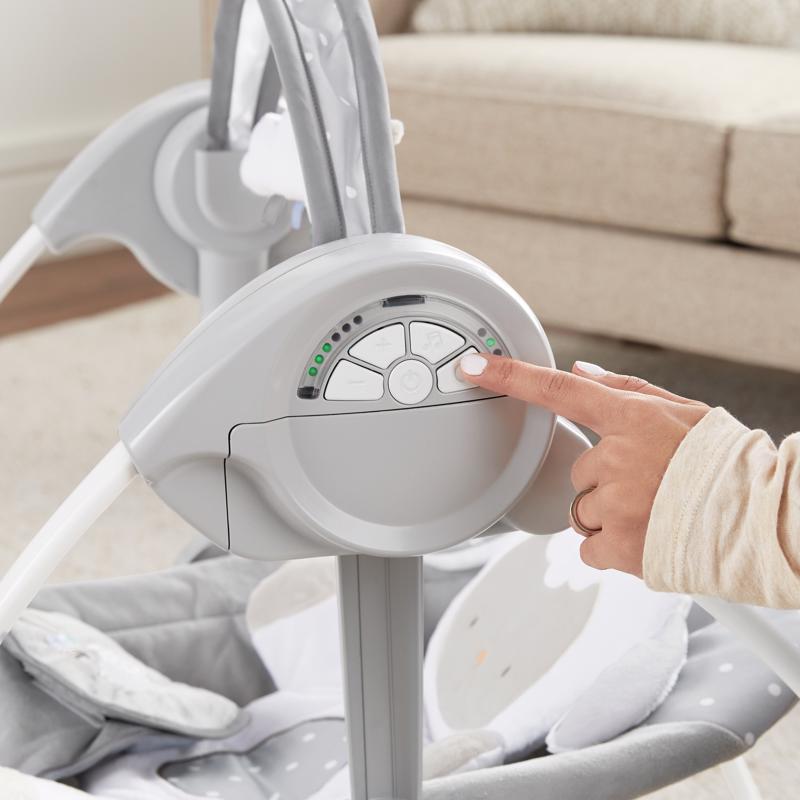 INGENUITY Altalena con melodia Cuddle Lamb 0m+ fino a 9 kg - immagine 6