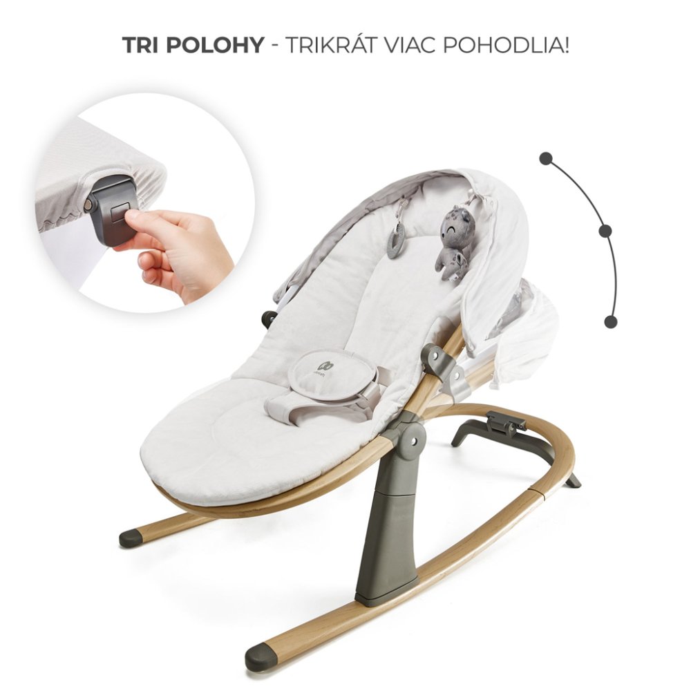 Transat Elsu Grey KINDERKRAFT, jusqu'à 9 kg – Image 5