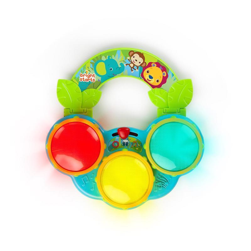 BRIGHT STARTS Zabawka bębenki Safari Beats™ 3m+ - obrazek 3