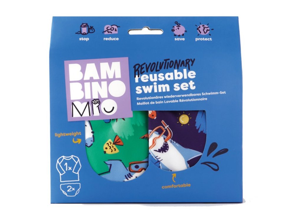 BAMBINO MIO Ensemble de 3 pièces pour la natation, OEKO-TEX® Standard 100, Wave, 7-9 kg - 6-12 m – Image 4