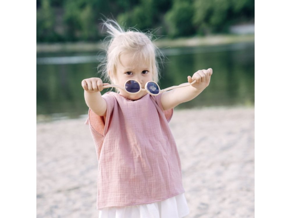 LITTLE KYDOO Okulary przeciwsłoneczne Matte Beige UV 400, polaryzacyjne 1-3 lata - obrazek 6