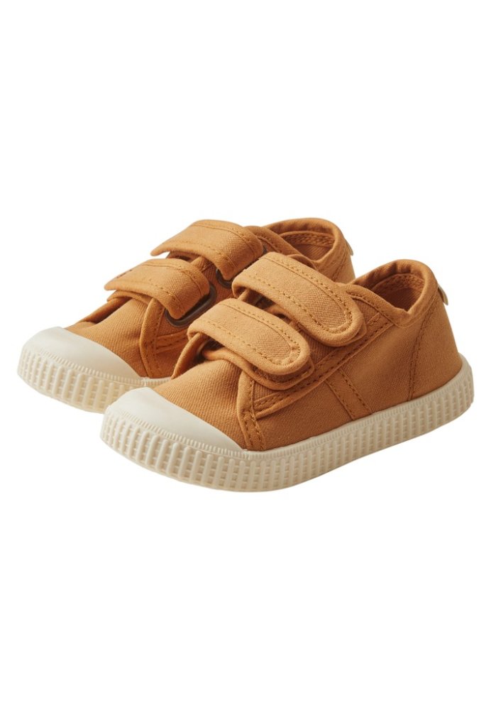 STERNTALER Chaussons antidérapants à velcro marron uni taille 22 18-24 m