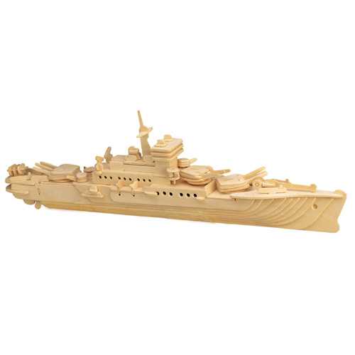 Woodcraft Puzzle 3D en bois Bateau croiseur