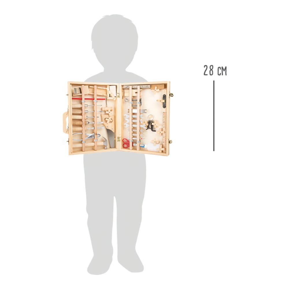 small foot Walizka drewniane narzędzia Deluxe - obrazek 5