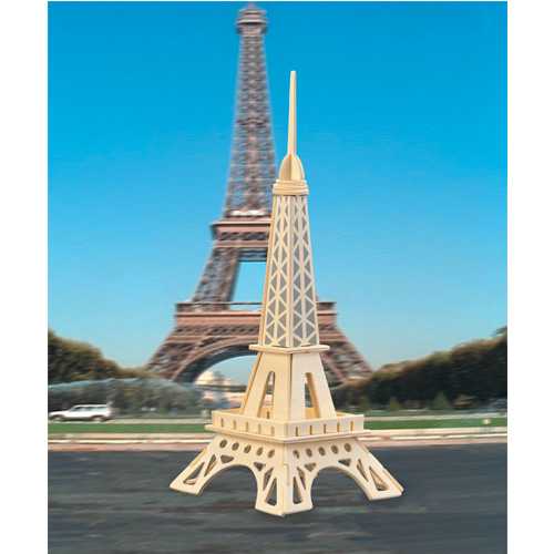 Woodcraft Puzzle 3D in legno Torre Eiffel piccola
