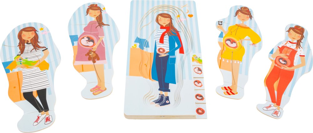 small foot Schichtpuzzle Schwangerschaft