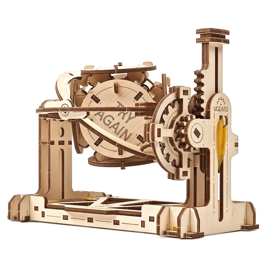 Ugears 3D Wooden Mechanical Puzzle STEM Random Number Generator