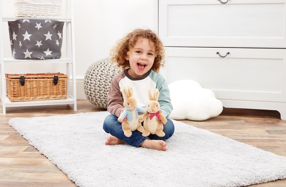 Rainbow Plüss Flopsy nyuszi masnival, kicsi - Image 5