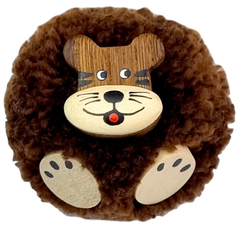 2Kids Toys Imán de madera grande pompón Tigre