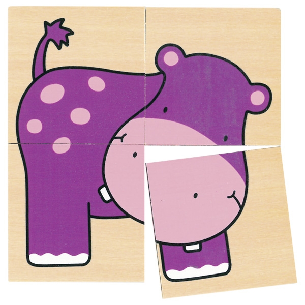 Goki Puzle y juego de memoria Animales salvajes - Imagen 5