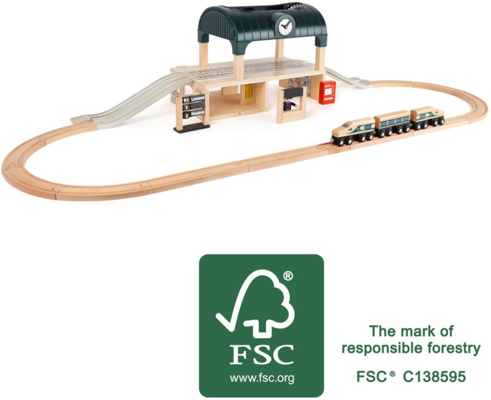 small foot Vasútállomásos vonatpálya