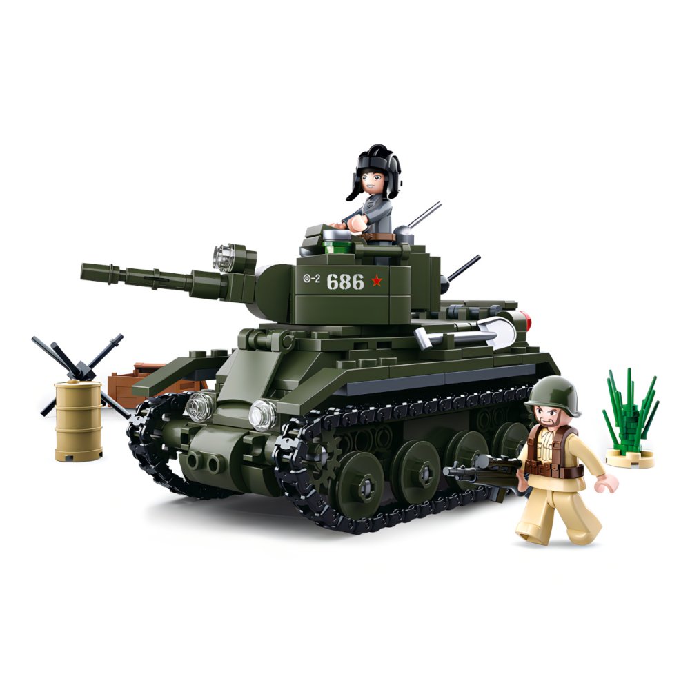 Sluban WWII M38-B0686 Soviet Tank BT7