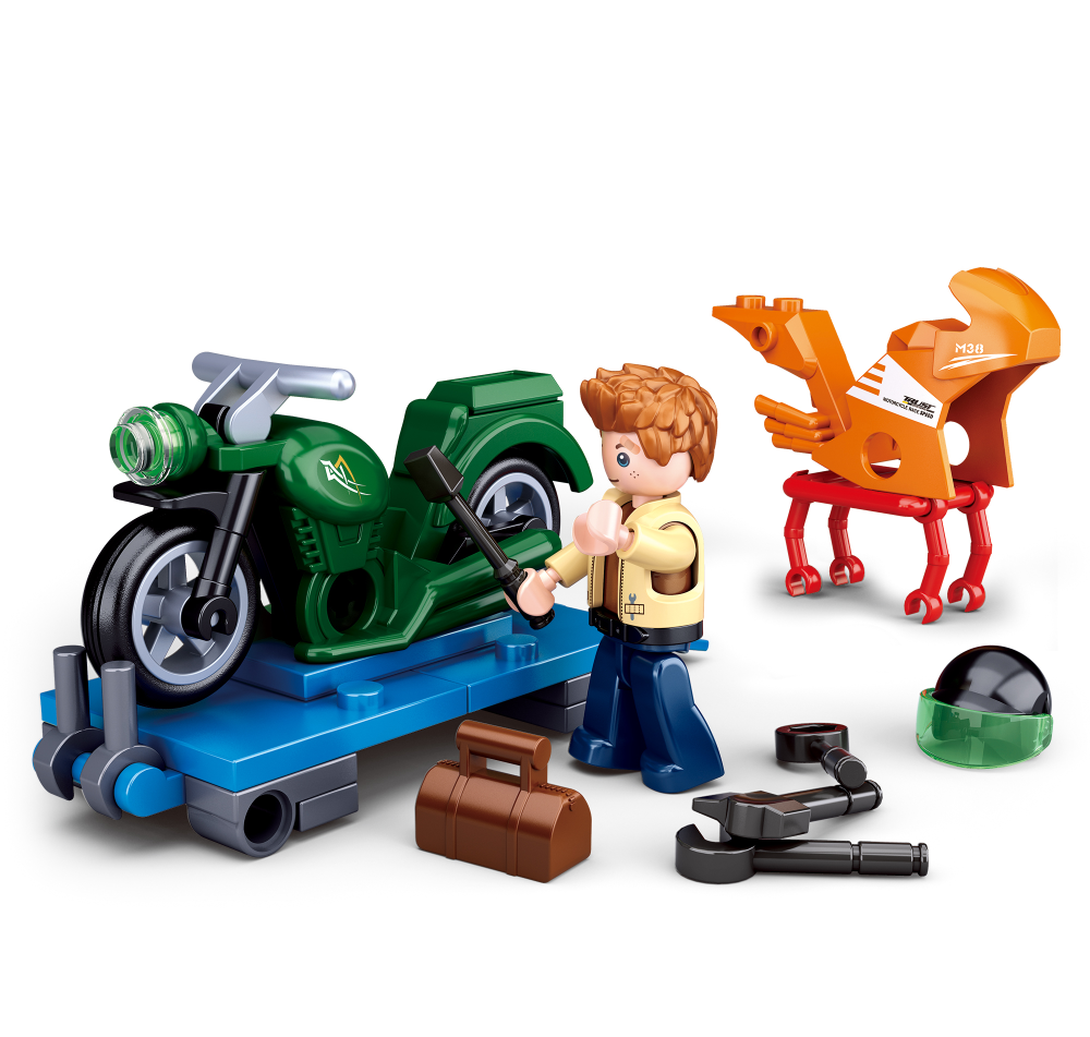 Sluban Town Motos M38-B0717C Reparador de Motos