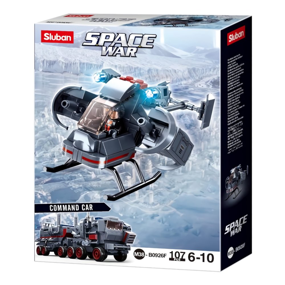 Sluban Space War M38-B0926F Hélicoptère de patrouille