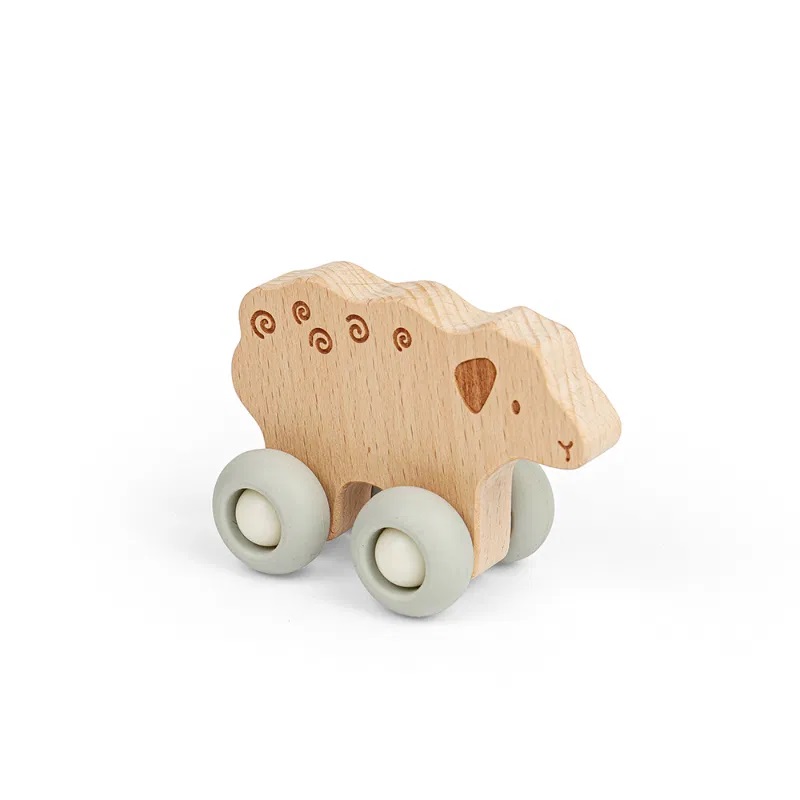 Bigjigs Toys Mascota con ruedas Oveja