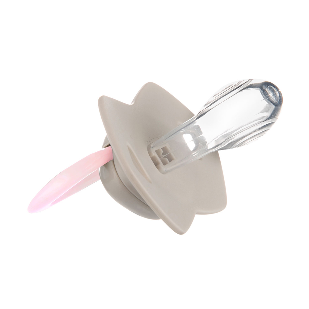 CANPOL BABIES Set de chupetes de silicona simétricos Light touch 0-6m Sleepy koala rosa - Imagen 4