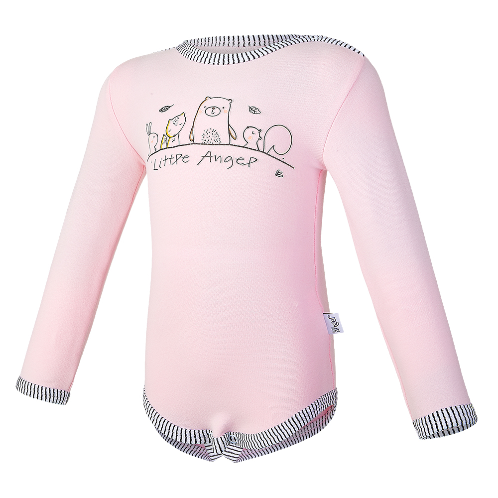 Body manches longues animaux DR Outlast® - rose clair 62
