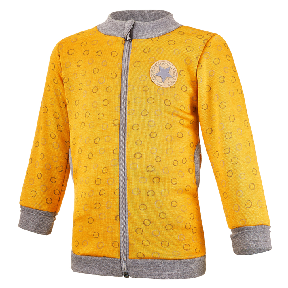 Veste molletonnée chaude zippée - ocre 80