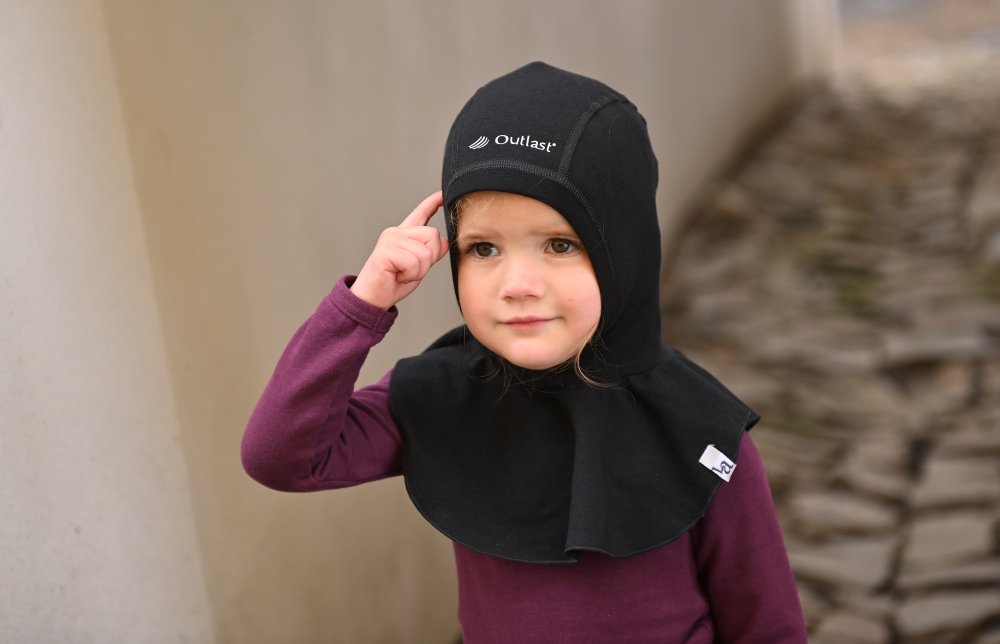 Pasamontañas de deslizamiento Outlast® - verde amarillento 4 | 45-48 cm - Imagen 4