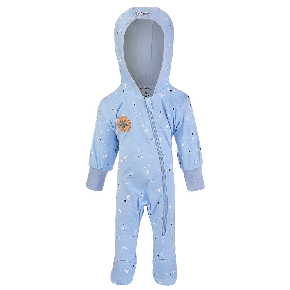 BIO DR Outlast® bélelt overall - világoskék csillagok/világoskék 56