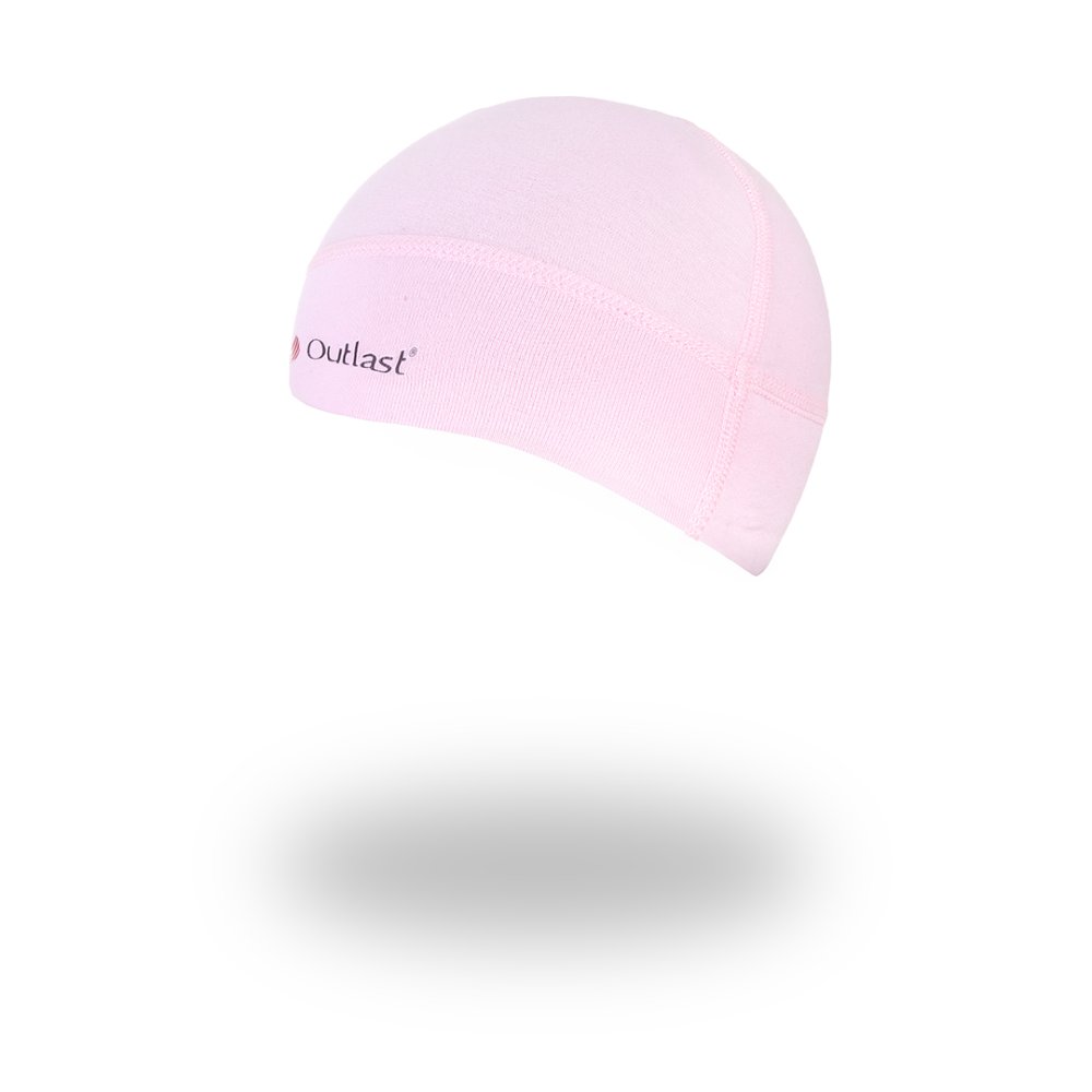 Berretto sottile con cucitura piatta Outlast® - rosa baby 3 | 42-44 cm
