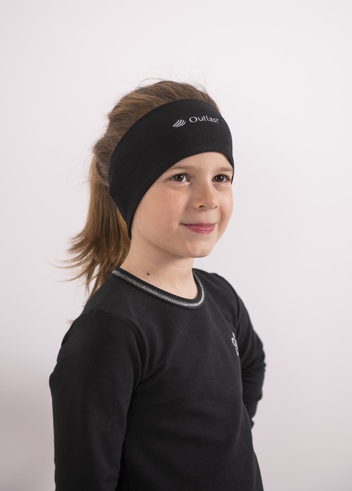 Diadema fina para niños REFLEX Outlast® - negra UNI - Imagen 7