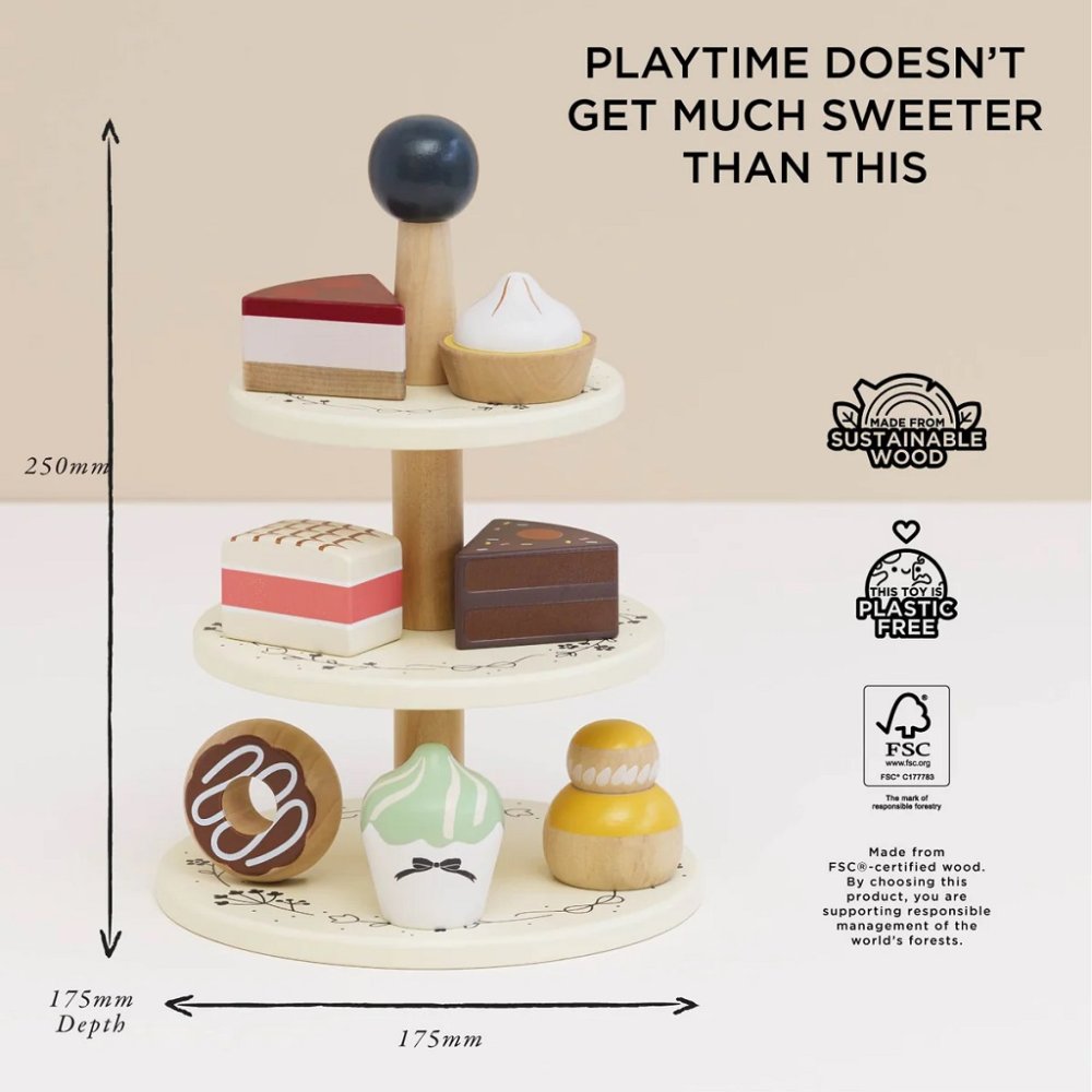 Le Toy Van Třípatrový stojan na dorty (obrázek 3)