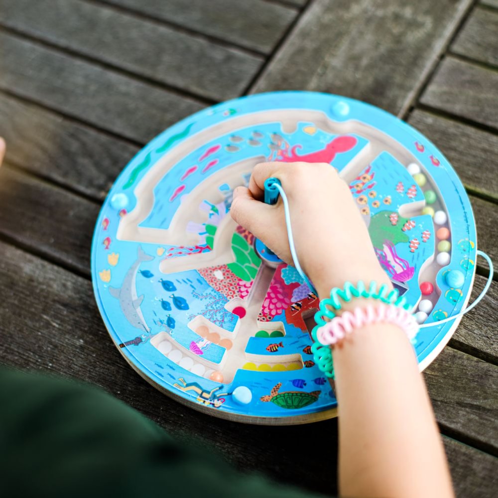 Bigjigs Toys Magnetické bludiště Podmořský život (obrázek 3)