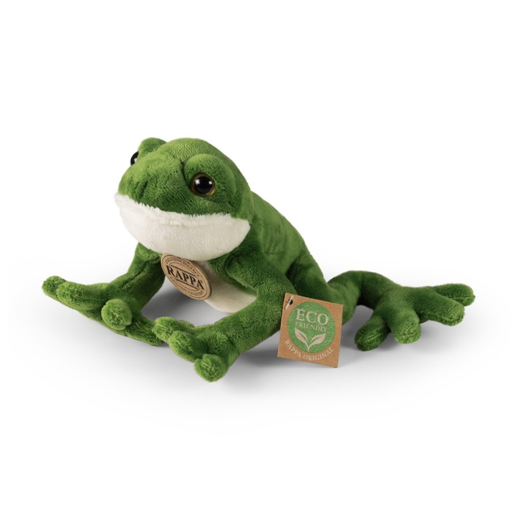 Rappa Plyšová žába 15 cm ECO-FRIENDLY