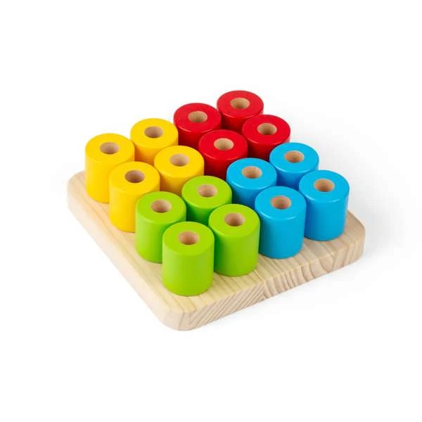 Bigjigs Toys Balanční válečky na podstavci (obrázek 5)