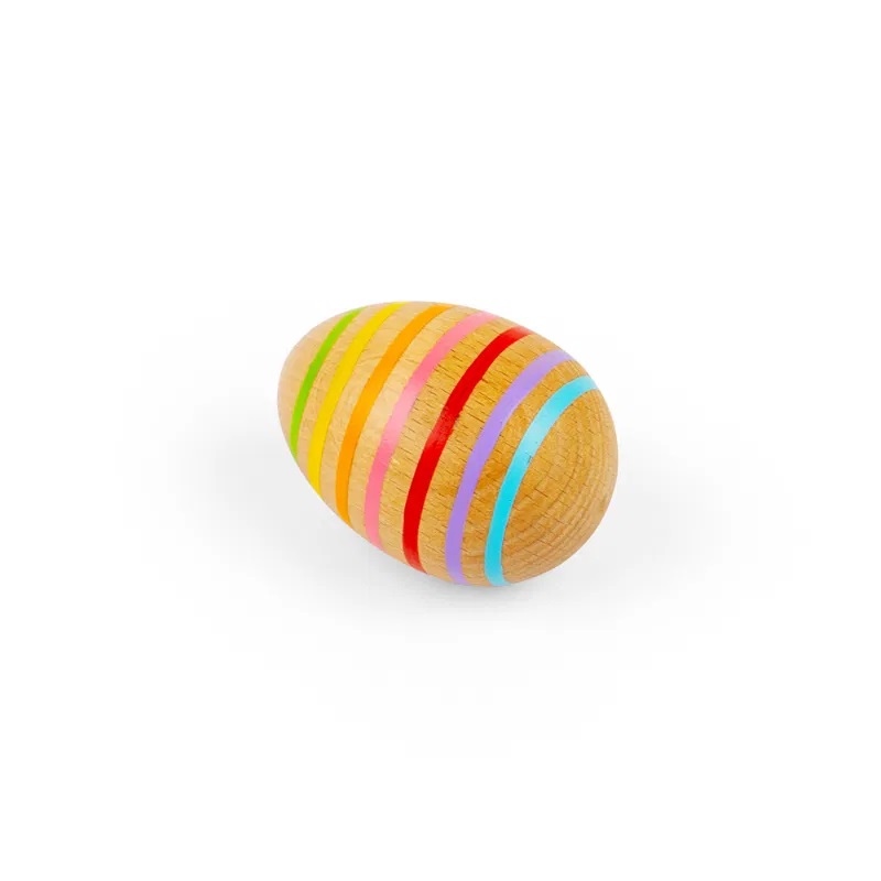 Bigjigs Toys Dřevěné hudební vejce pruhované (obrázek 2)