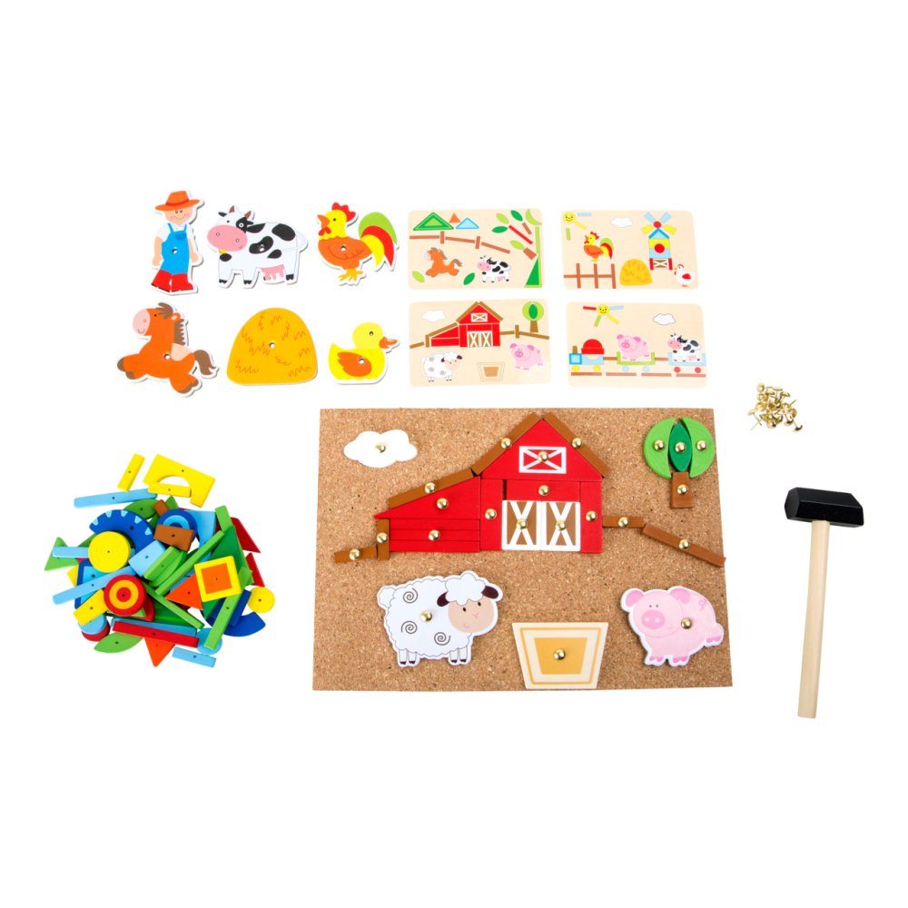 small foot Dřevěná kreativní hra farma (obrázek 3)