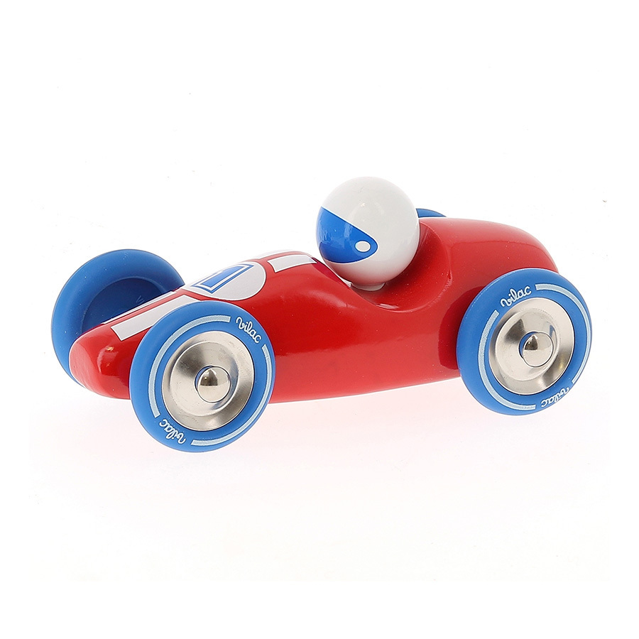 Vilac Závodní auto GM červené s modrými koly (obrázek 6)
