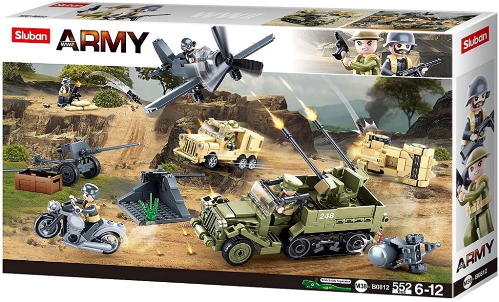Sluban Army M38-B0812 Vojenská vozidla (obrázek 3)