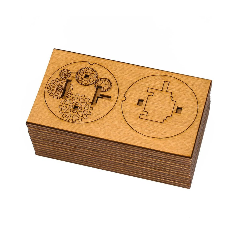 iDventure 3D dřevěná skládačka hlavolamu Cryptex (obrázek 3)