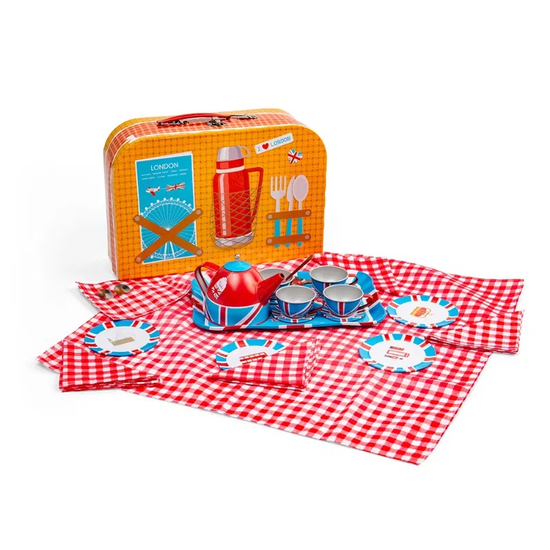 Bigjigs Toys Čajová sada v kufříku Londýn (obrázek 5)