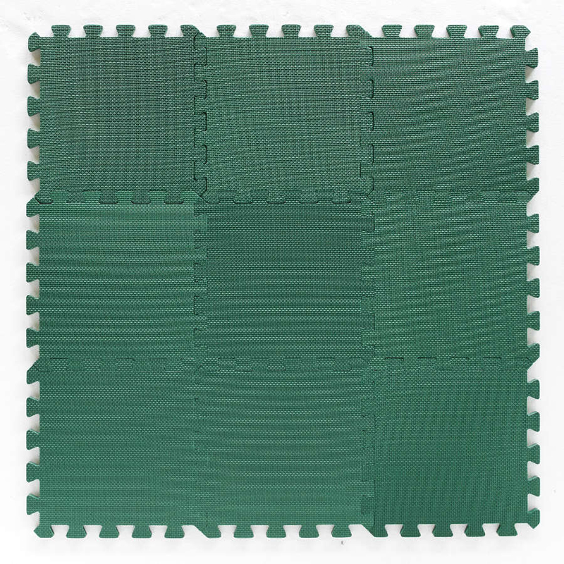 BABYDAN Podložka Hracie Puzzle Dark Green 90x90 Cm