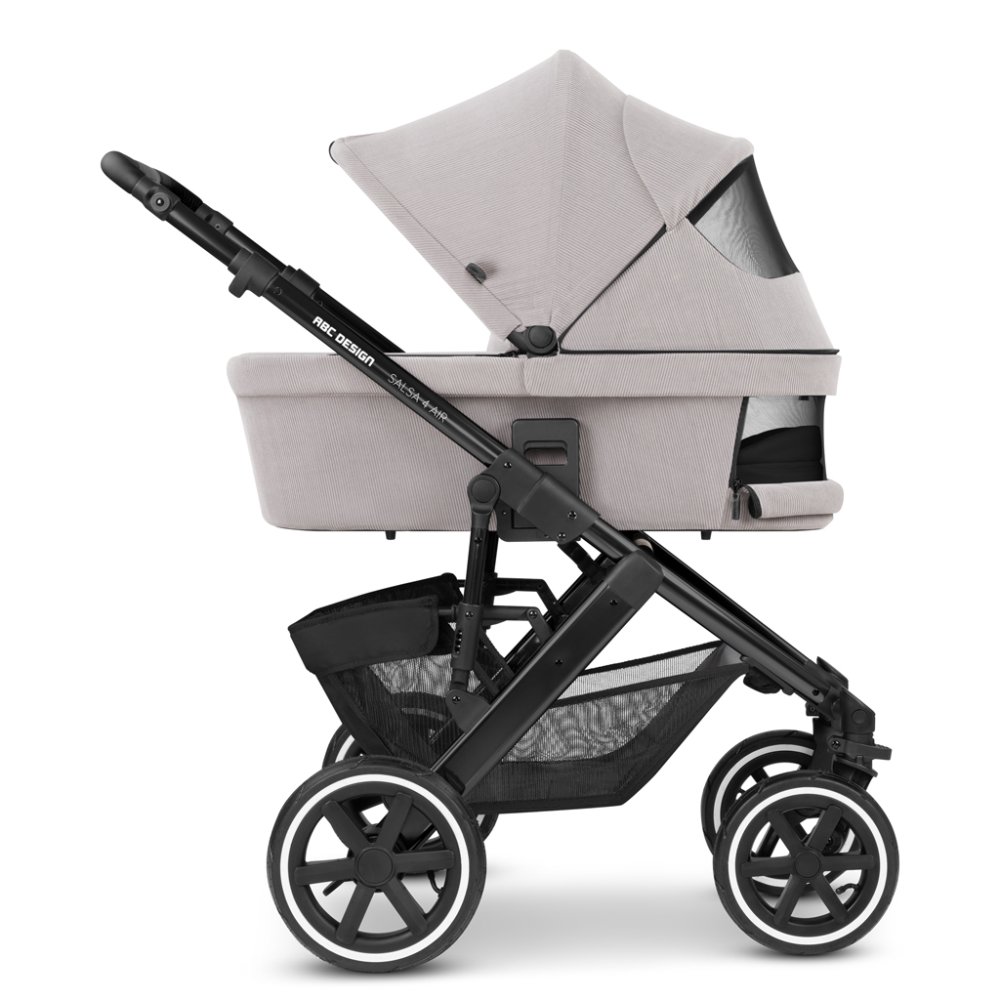 ABC DESIGN Salsa 4 Air Biskuit 2024 Kombinierter Kinderwagen + Kostenloser Autositzadapter