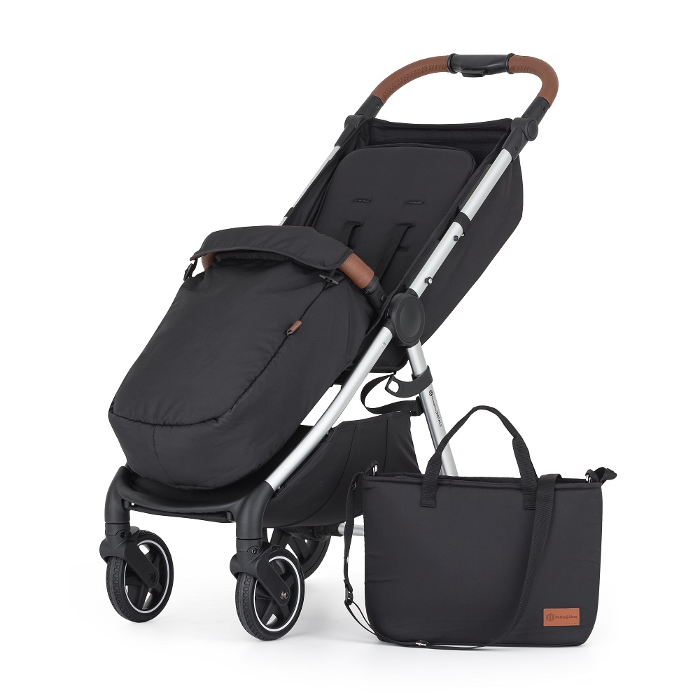 PETITE&MARS Poussette De Sport Royal2 Silver Perfect Black