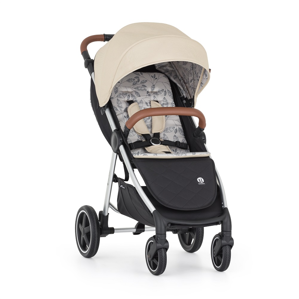 PETITE&MARS Sportkinderwagen Royal2 Silver Sahara Beige + PETITE&MARS Tasche Jibot GRATIS