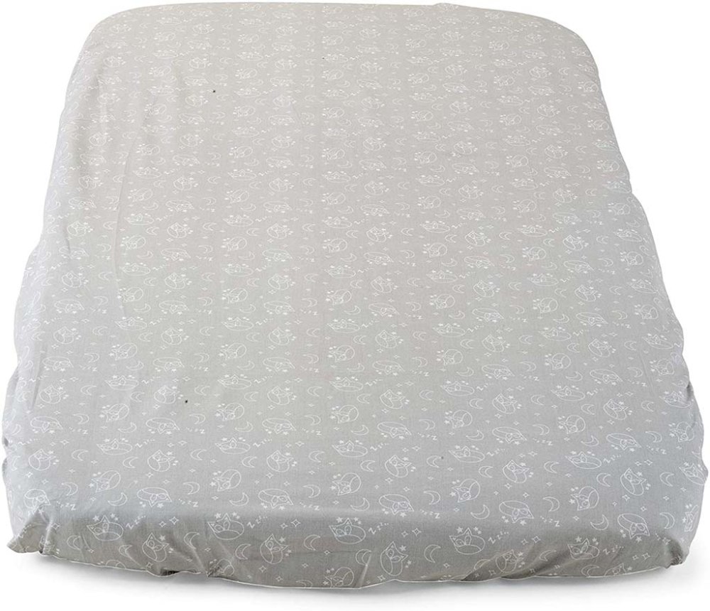 CHICCO Bed Sheet For Next2Me 2 Pieces - Gray Fox