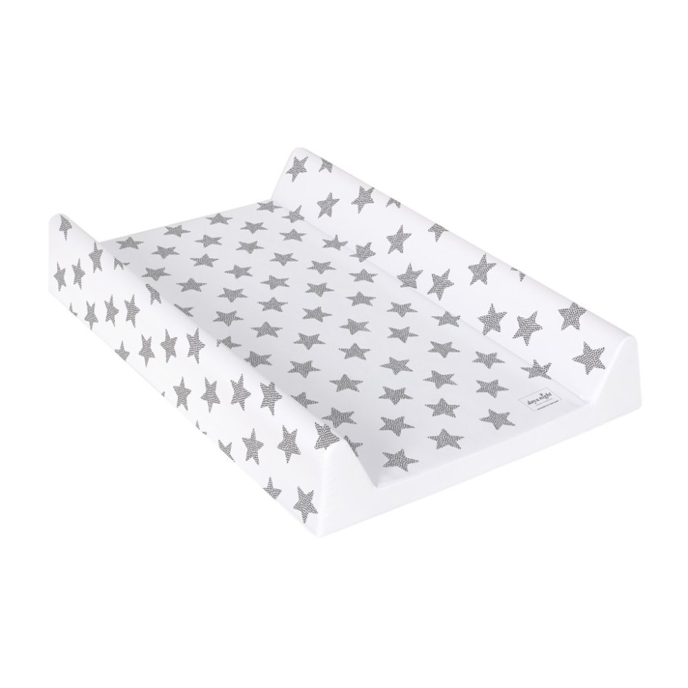 CEBA Wickelauflage 2-eckig Mit Festem Brett (50x80) Comfort Day&Night Stars