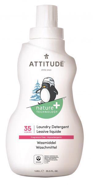 ATTITUDE Żel Do Prania Dla Dzieci Bez Zapachu 1050 Ml (35 Prań)