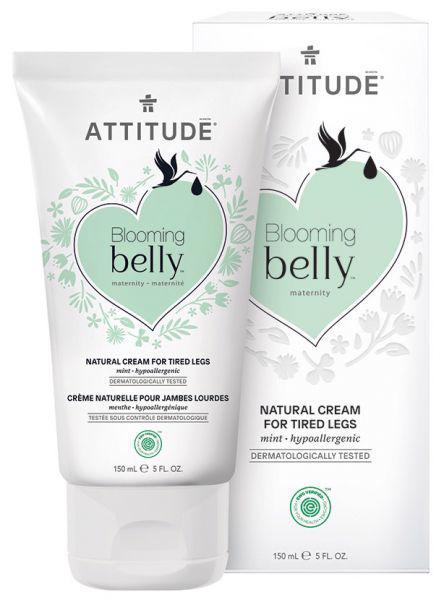 ATTITUDE Natural Cream For Tired Legs Blooming Belly Not Only For Pregnant Women With Mint 150 Ml